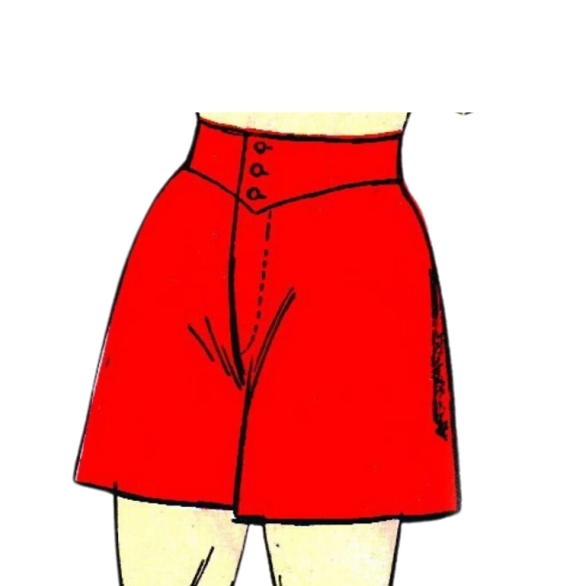 1950s Sewing Pattern, Men’s Boxer Shorts - Waist: 34-36” (87-91cm)