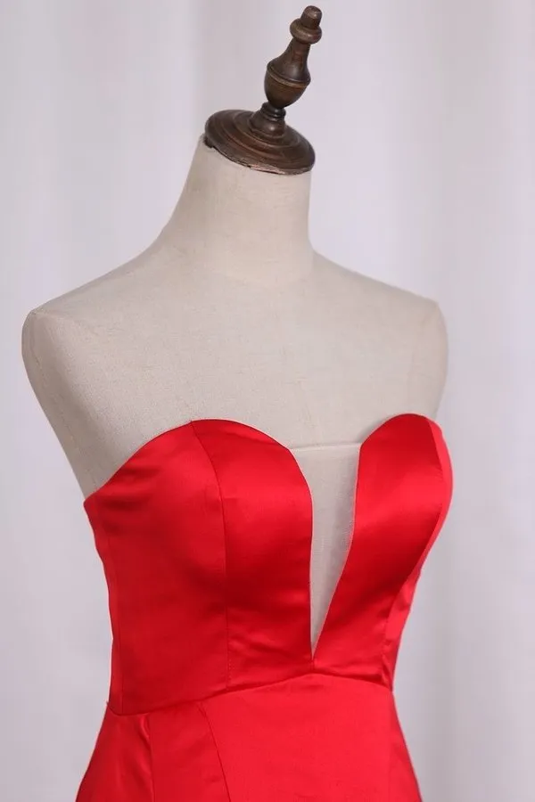 2024 Mermaid Prom Dresses Sweetheart Satin PLH68GP8