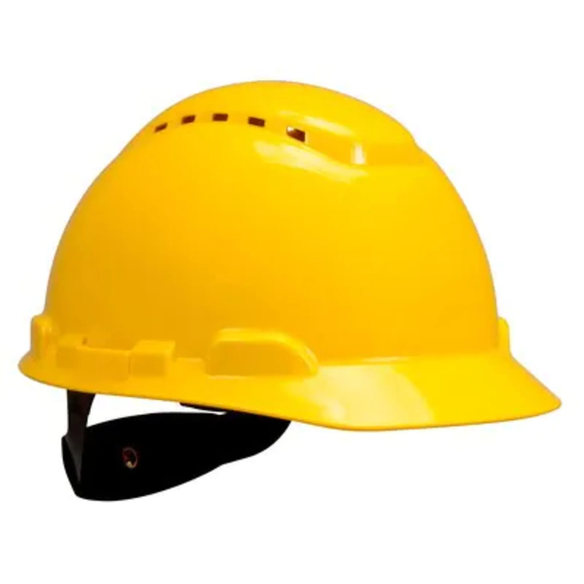 3M 700 Series Type 1 Vented Hard Hat | CSA Z94.1 Class C | Ratchet Suspension, Adjustable Fit | High-Density Polyethylene for Safety & Comfort
