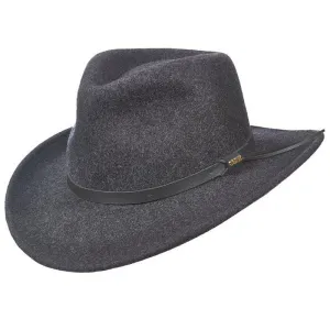 Anchorage Crushable Water Repellent Wool Felt Outback Hat - Scala Hats