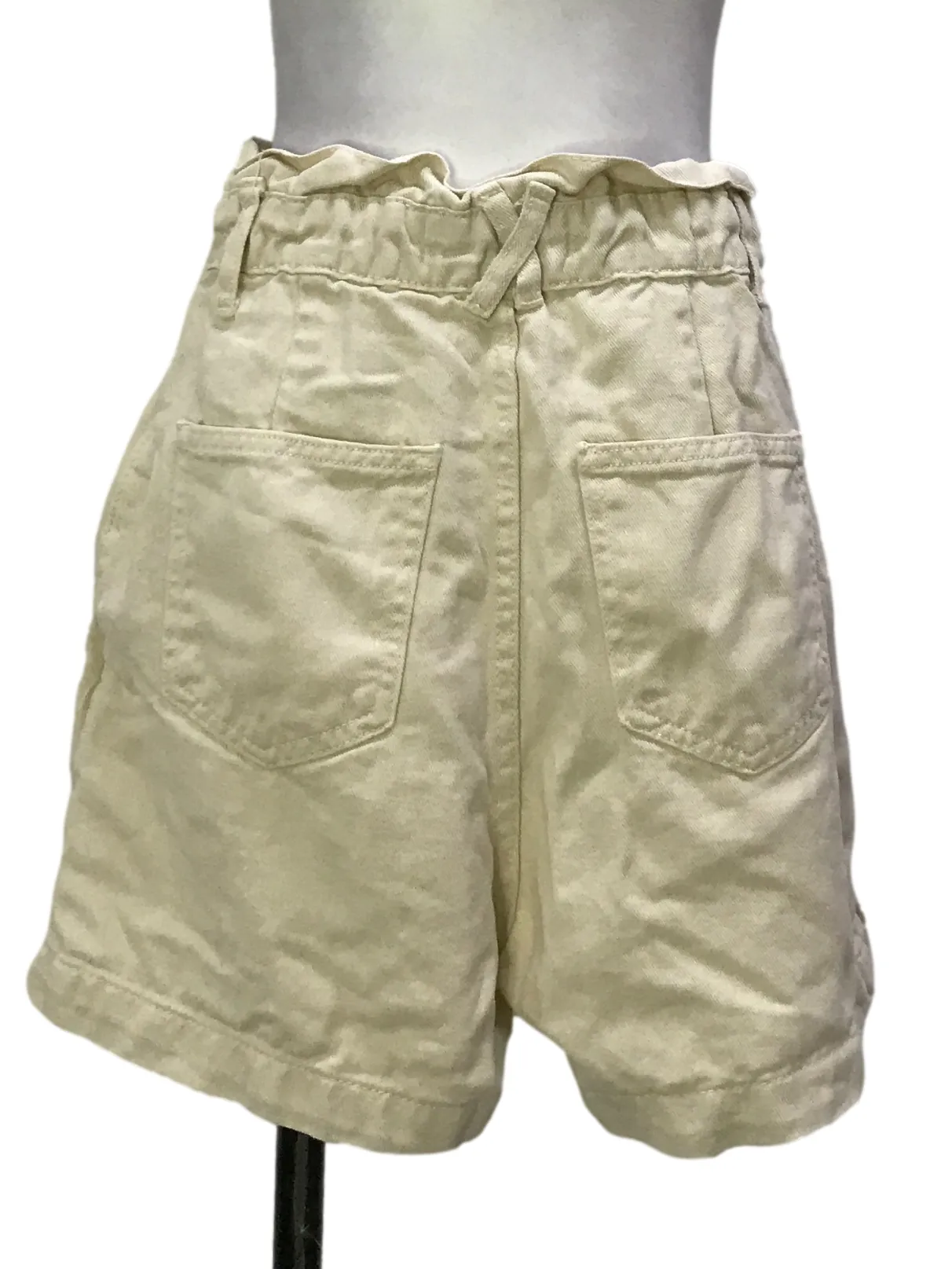 Beige Casual Shorts