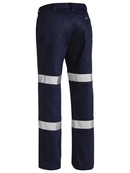 Bisley Taped Biomotion Cotton Drill Work Pants (BISBP6003T)