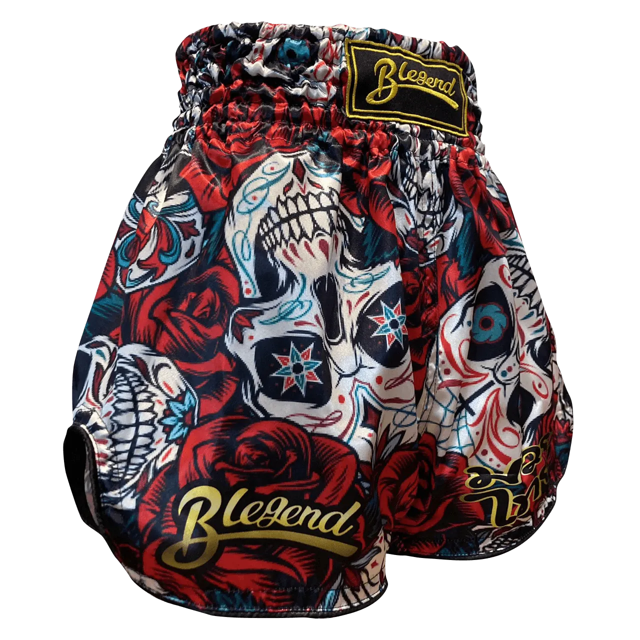 Blegend Boxing Shorts Maximous white skull