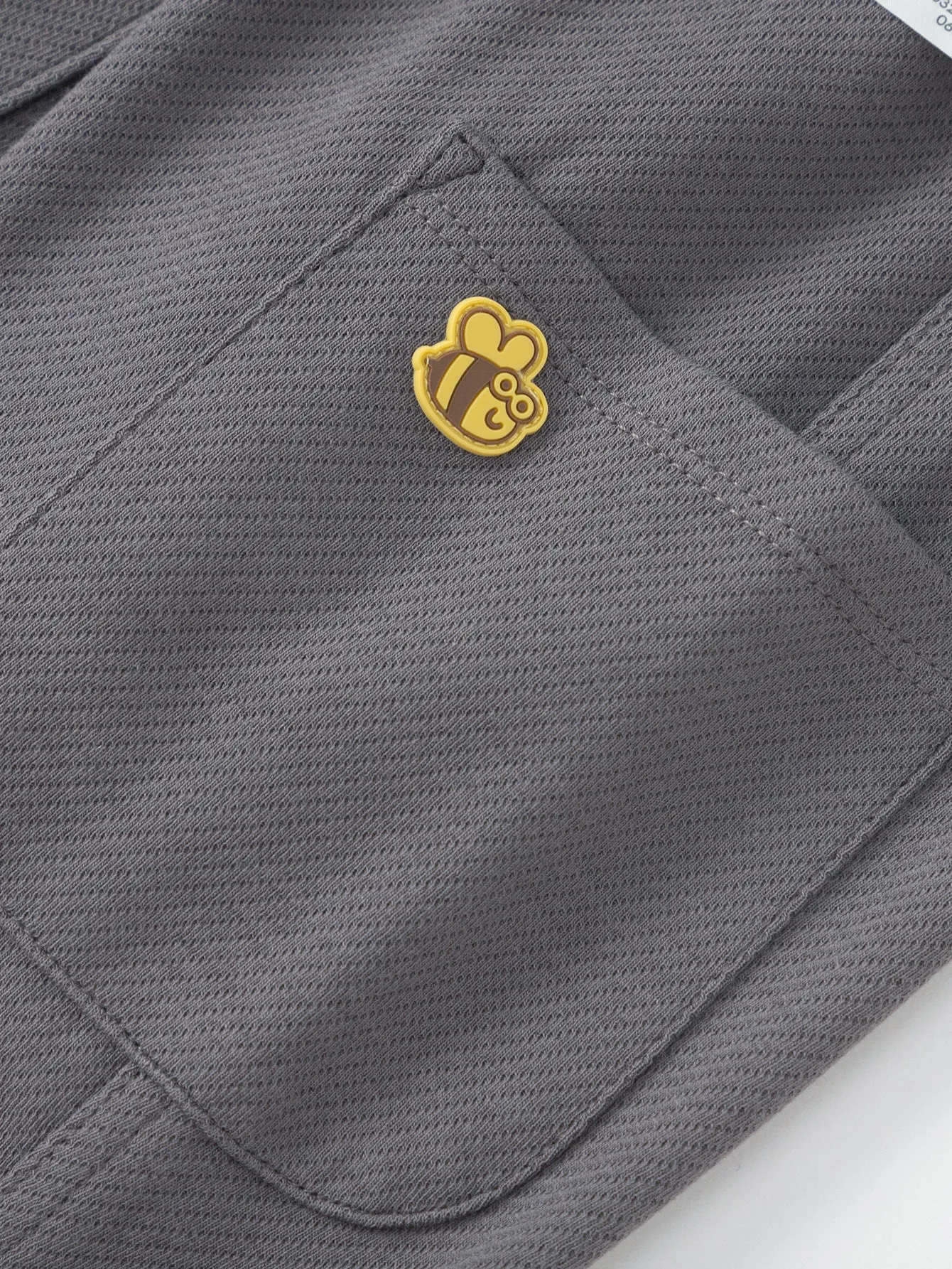 Boy Baby Clothes Cool Gray Bee Trousers