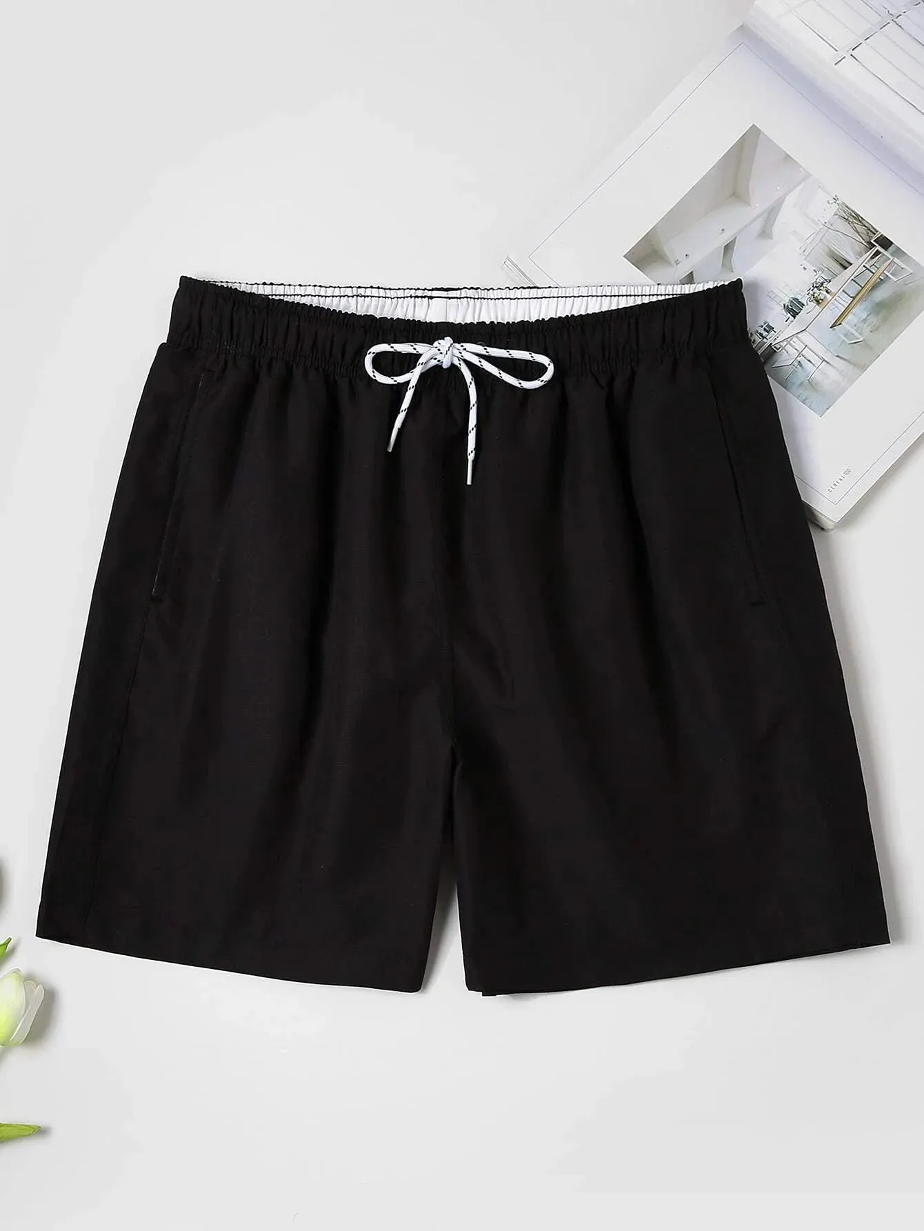 Casual Waist Swim Trunks