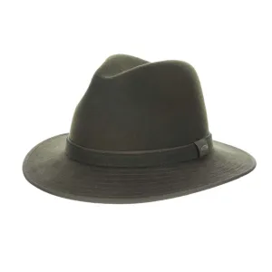 Ceduna Wool Felt Safari with Faux Suede Band - Scala Hat