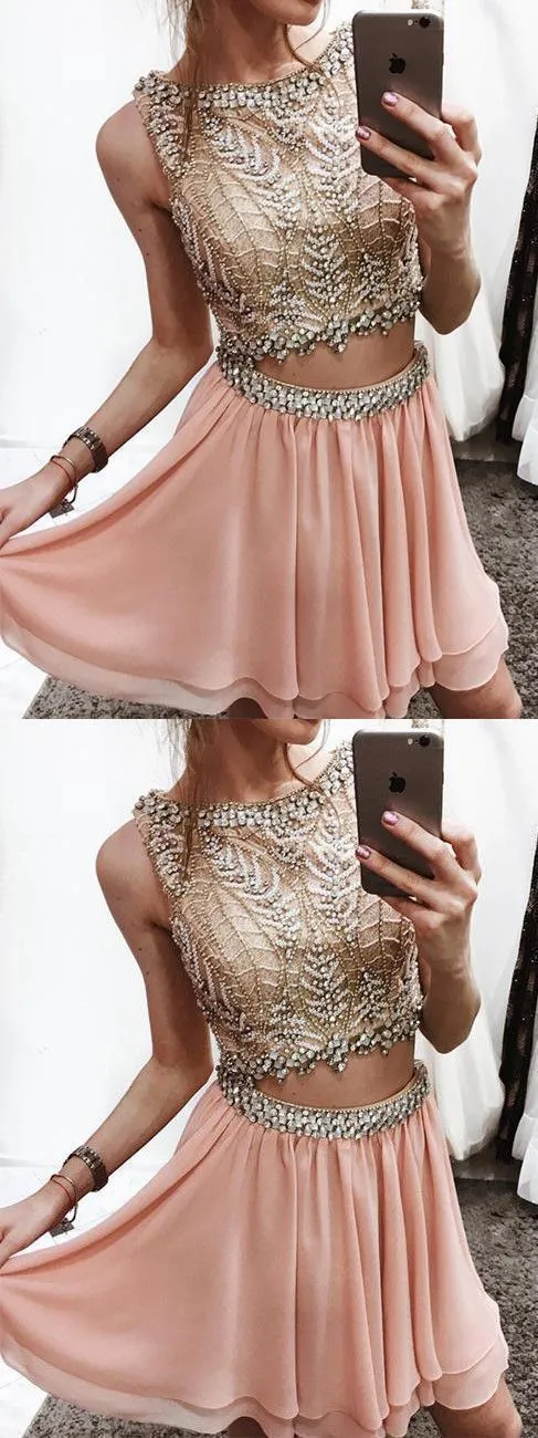 Charming Two Pieces Homecoming Dresses Aleena Custom Made Chic CD316