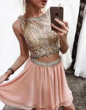Charming Two Pieces Homecoming Dresses Aleena Custom Made Chic CD316