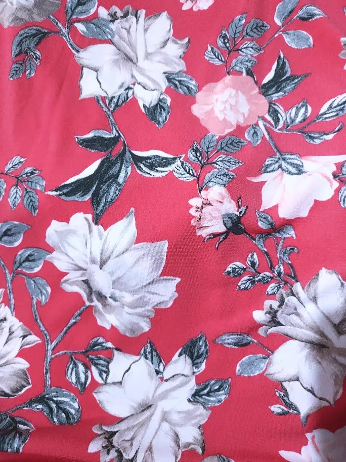 Charter Club Plus Size Floral-Print Pleated-Neck Top, 2X