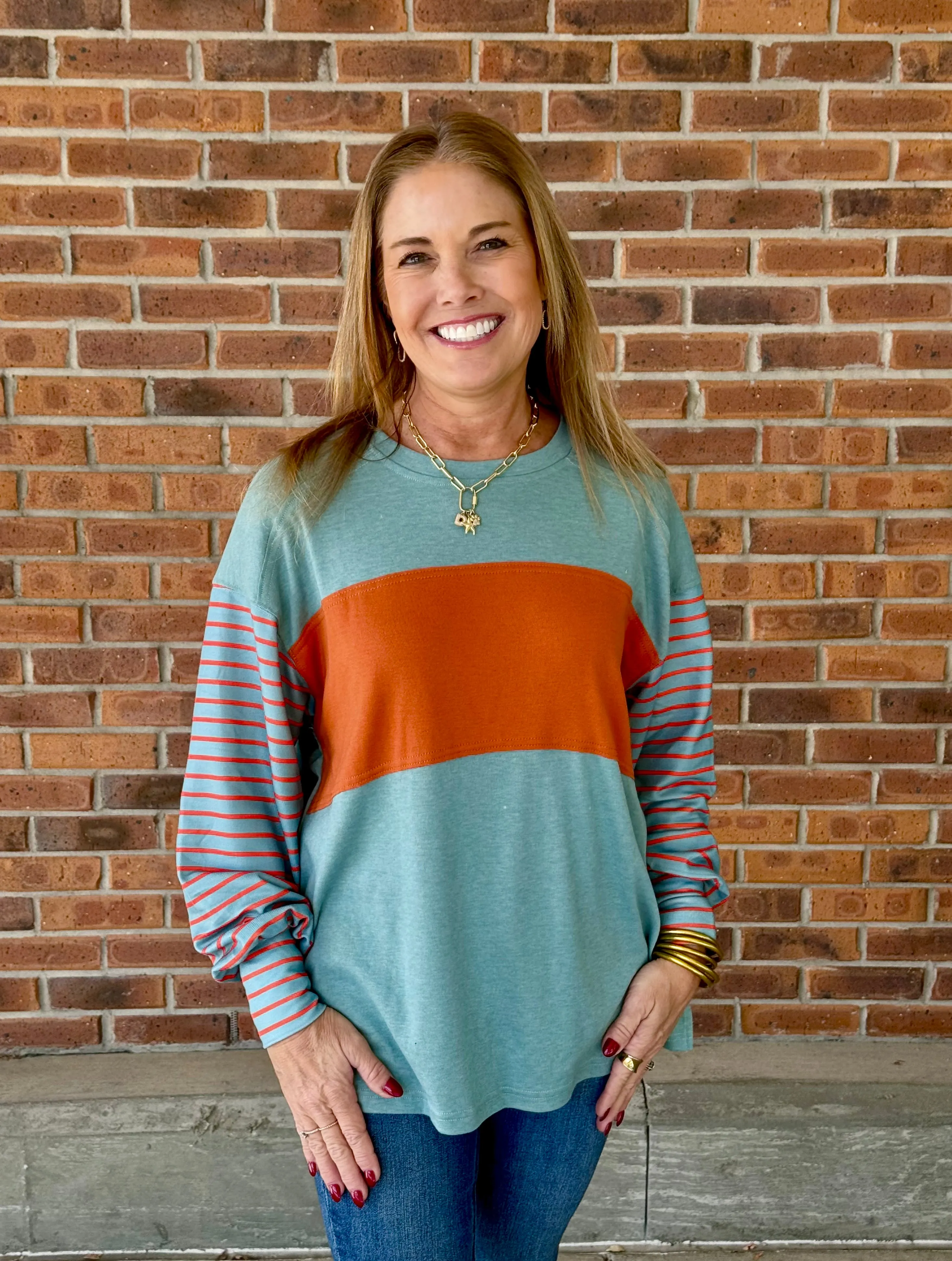 Chloe Colorblock Knit top