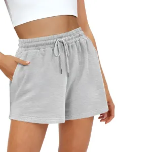 Cotton Blend Lounge Shorts – Adjustable Waist and  Comfortable Design