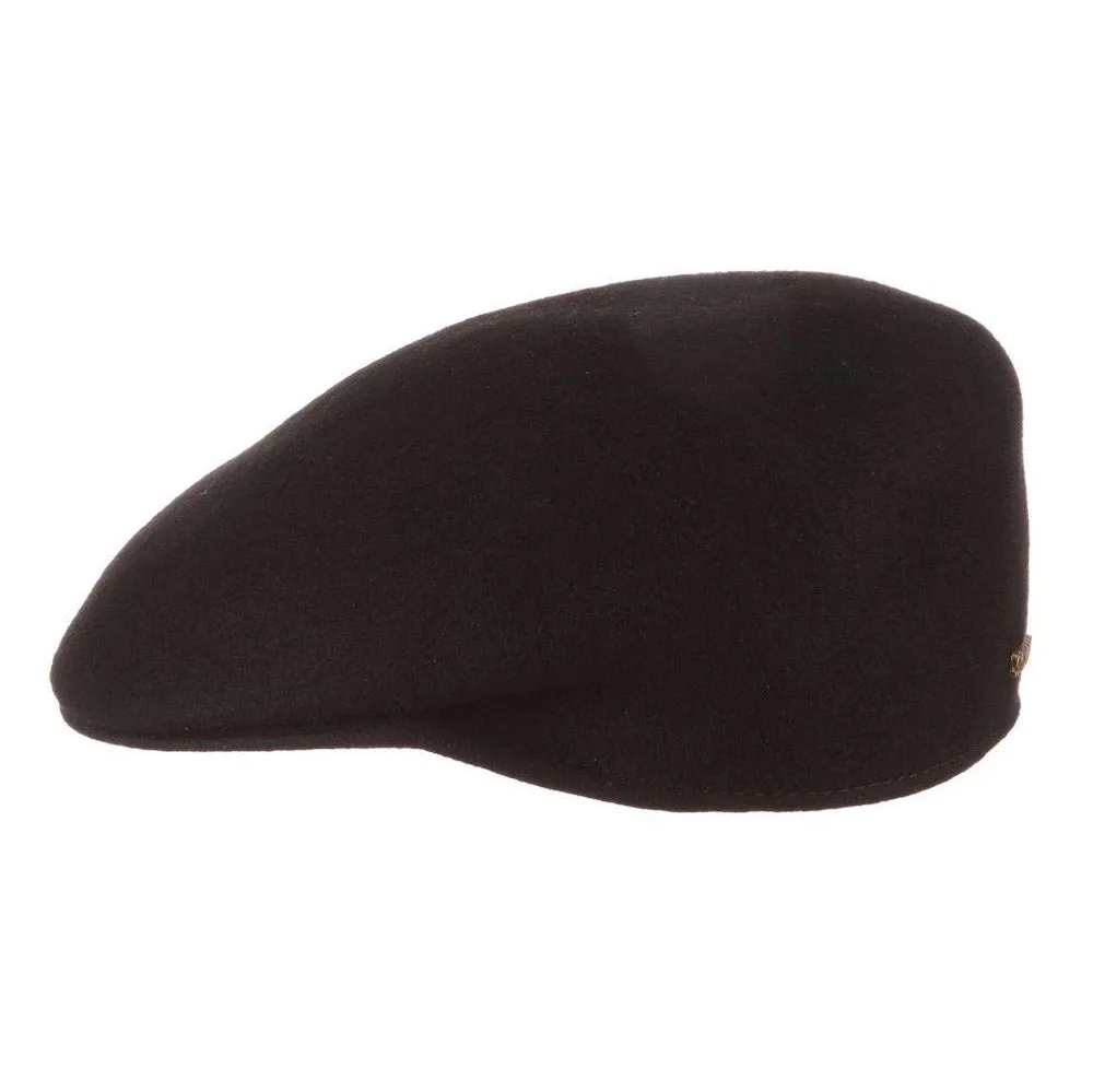 Crushable Water Repellent Wool Felt Ascot Cap, up to 2XL - Scala Hat