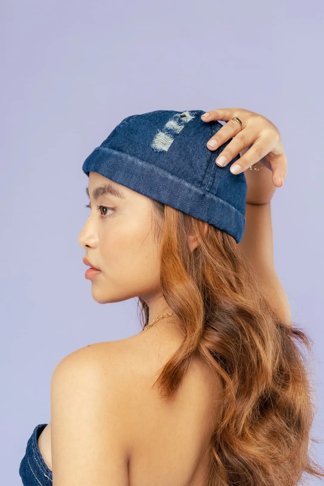 Dark Blue Docker Cap