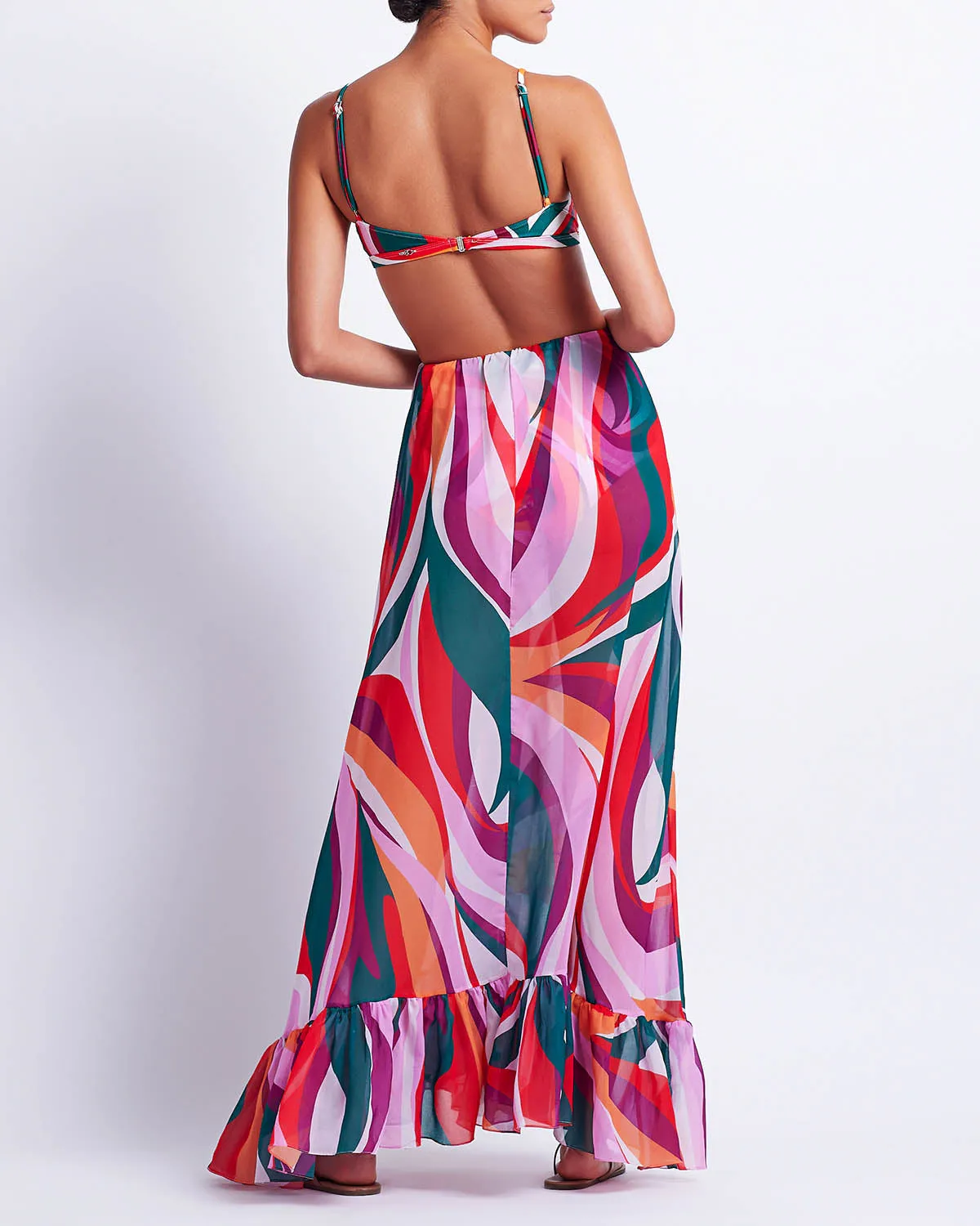 DELOS CUT-OUT BEACH DRESS
