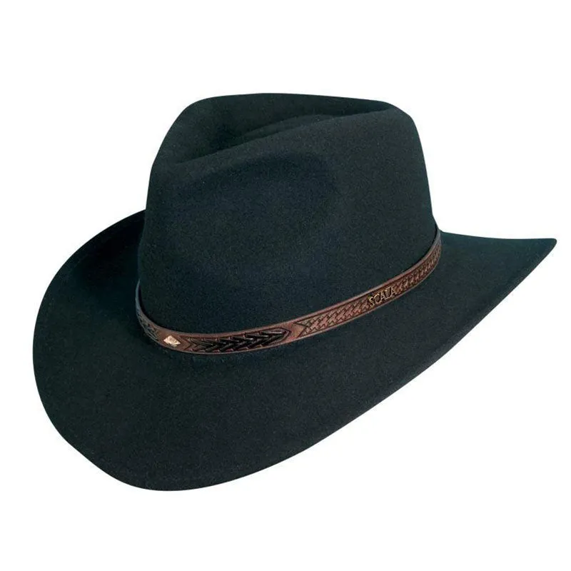 Durango Crushable Water Repellent Wool Felt Outback Hat - Scala Hats