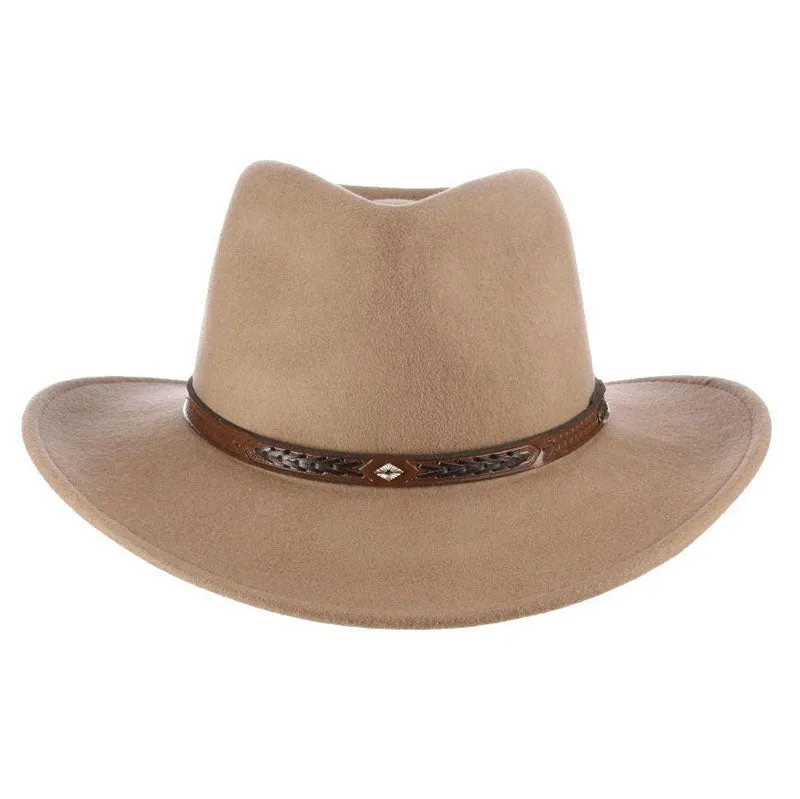Durango Crushable Water Repellent Wool Felt Outback Hat - Scala Hats