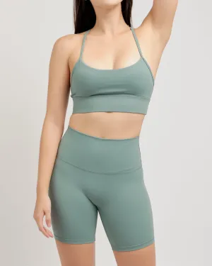 Easy Sprint 6” *Seamless Shorts in Spruce Green