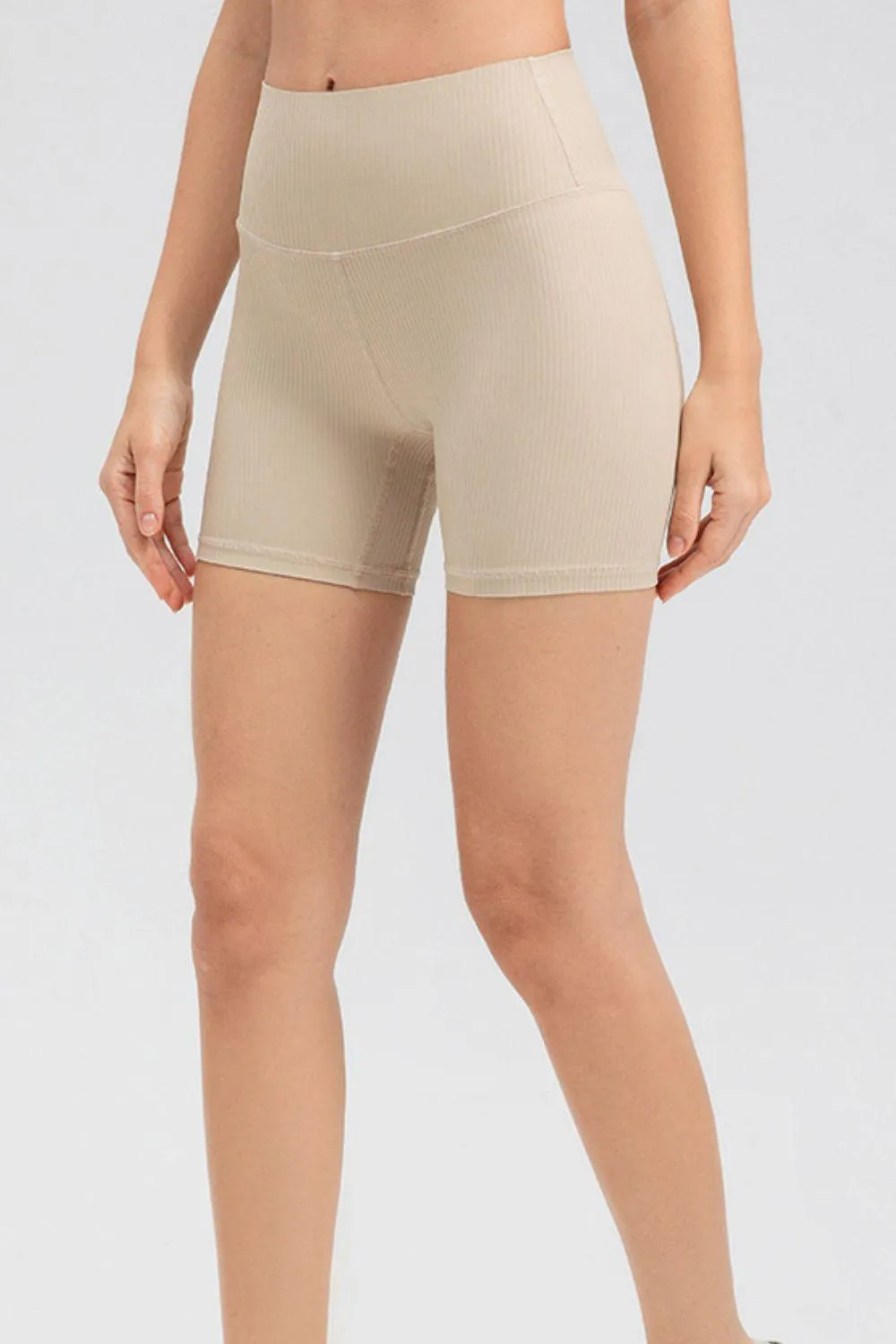 Easy Transform Wide Waistband Slim Fit Shorts