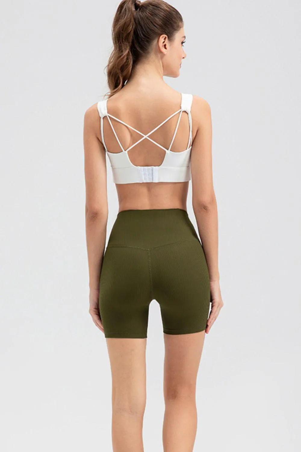 Easy Transform Wide Waistband Slim Fit Shorts