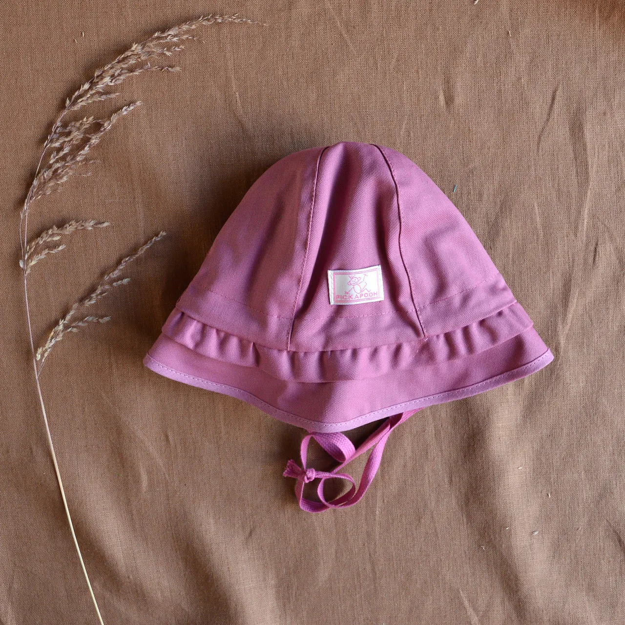Emma Baby Sun Bonnet in 100% Organic Cotton UV40 (1-12m) *Last ones
