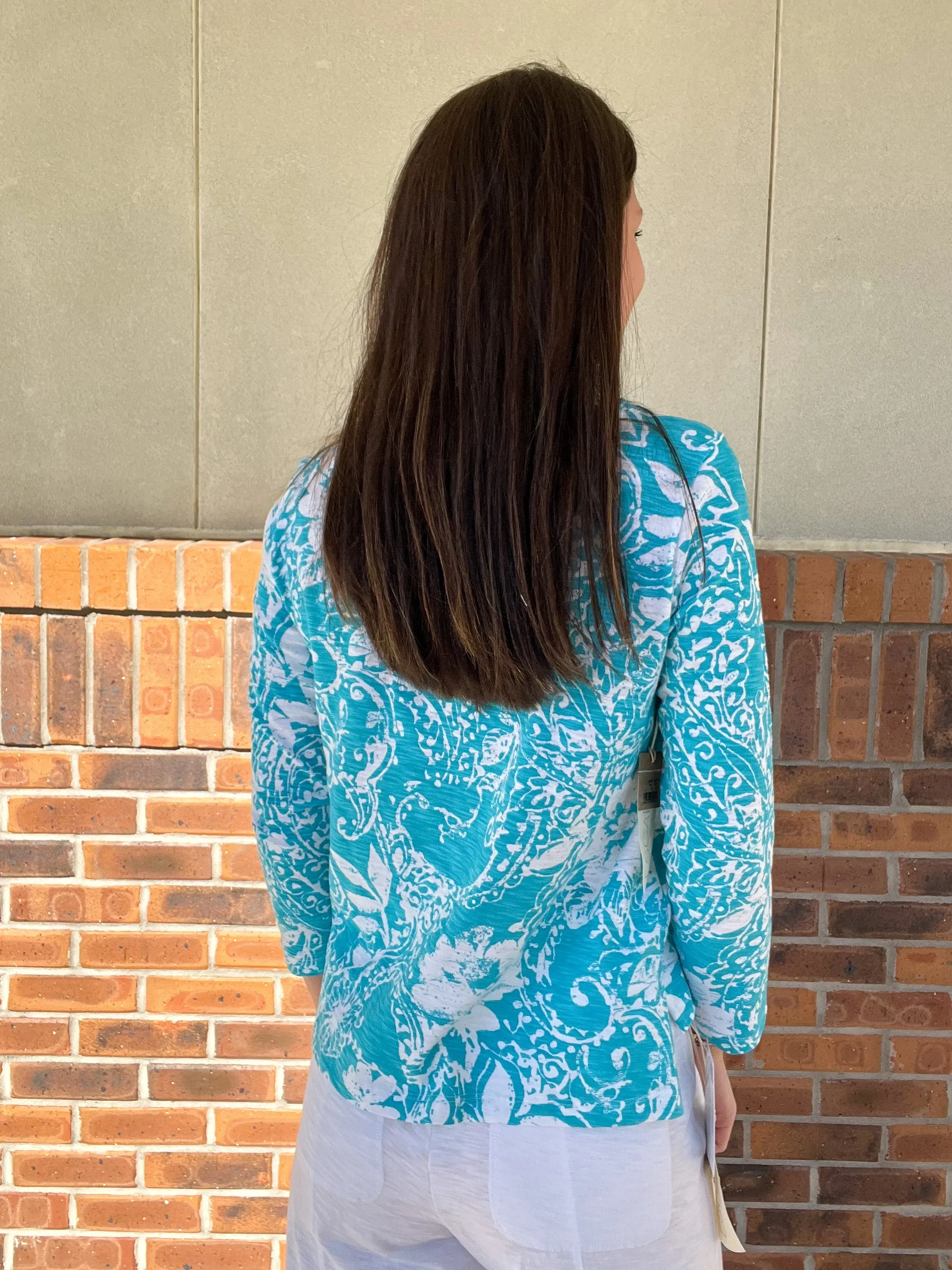 Escape by Habitat Paisley Scroll Boxy Tee