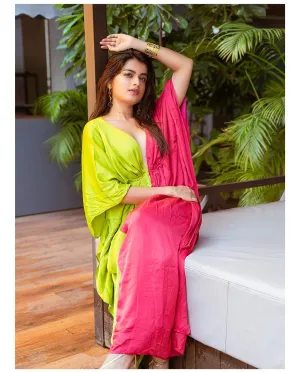 Green-Wine Kaftan