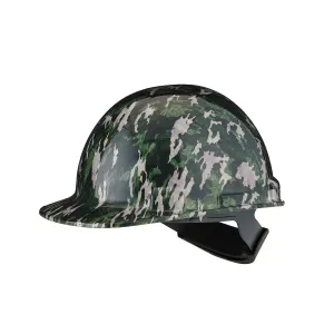 Hard Hat - PIP Dom™ Type 1 Class E Cap Style Hard Hat with HDPE Shell, 4-Point Nylon Suspension and "Sure-Lock" Ratchet Adjustment (Camo or Maple Leaf)🍁