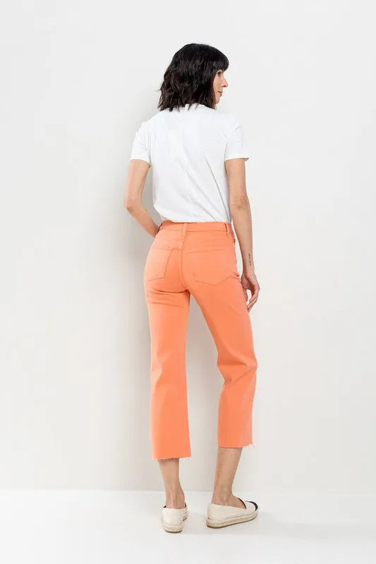 High Rise Straight Leg Jeans