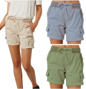 High waist ladies casual loose shorts