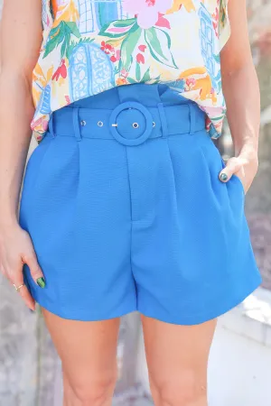 In The Spotlight Pleated Woven Shorts