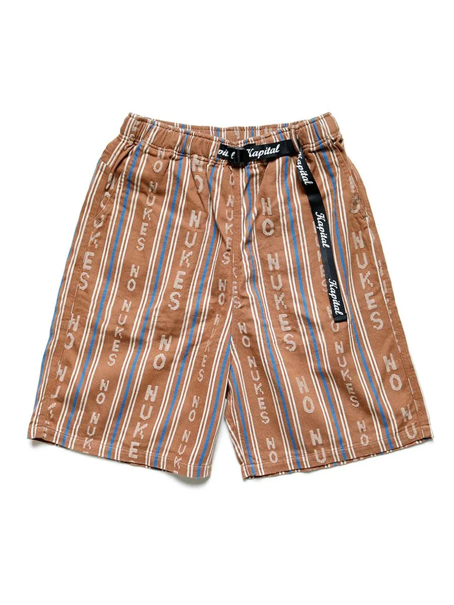 Kapital HOPE Striped Easy Shorts