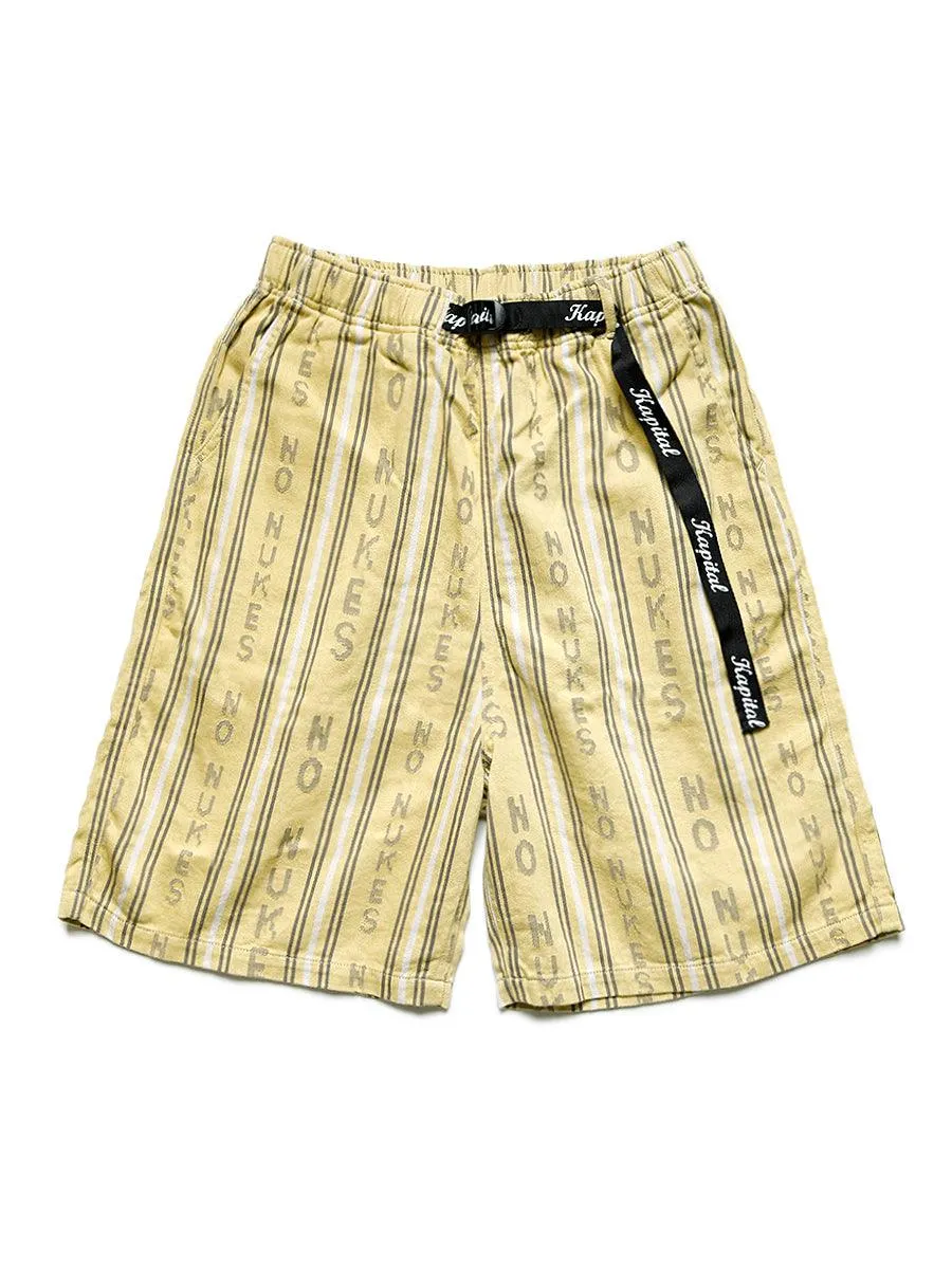 Kapital HOPE Striped Easy Shorts
