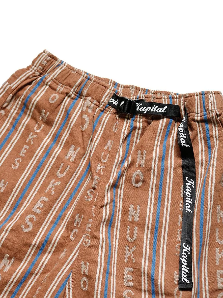 Kapital HOPE Striped Easy Shorts