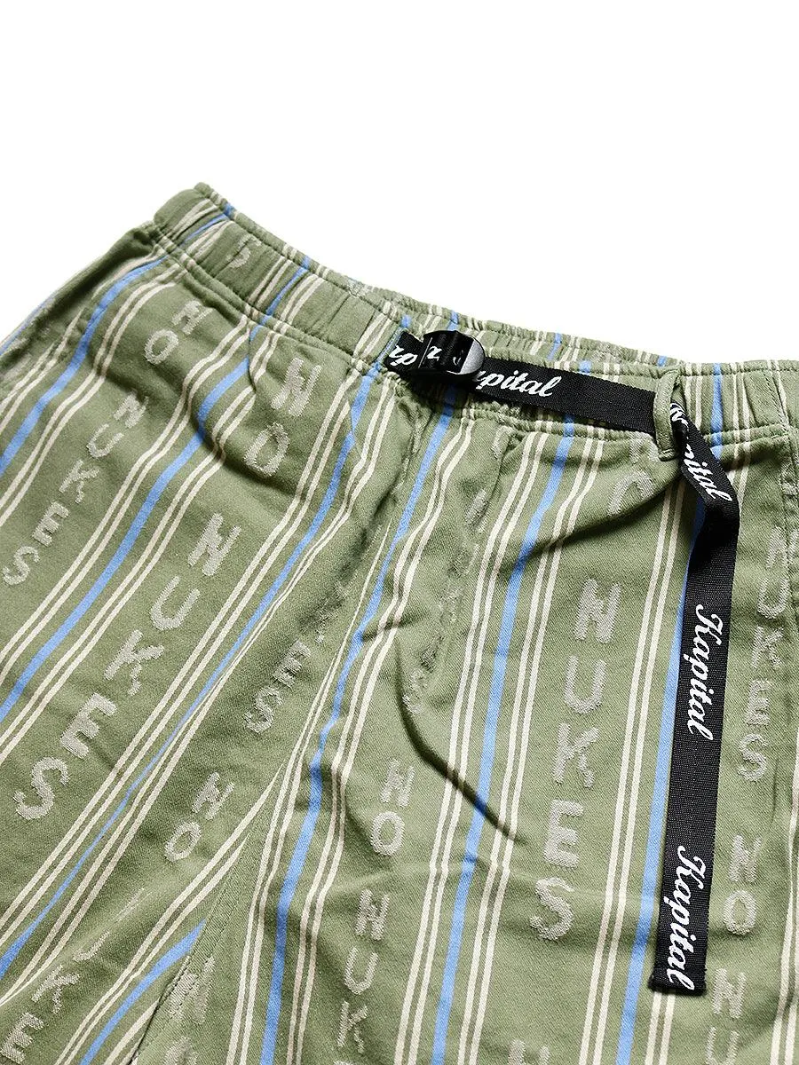 Kapital HOPE Striped Easy Shorts