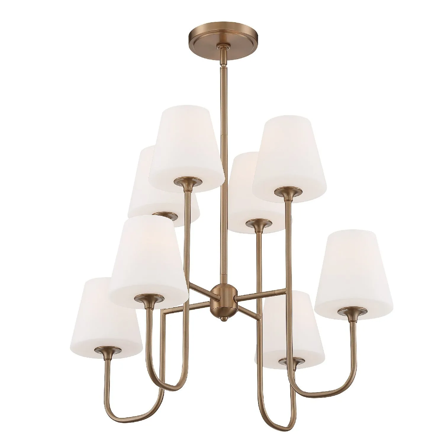 Keenan 8-Light Chandelier in Vibrant Gold