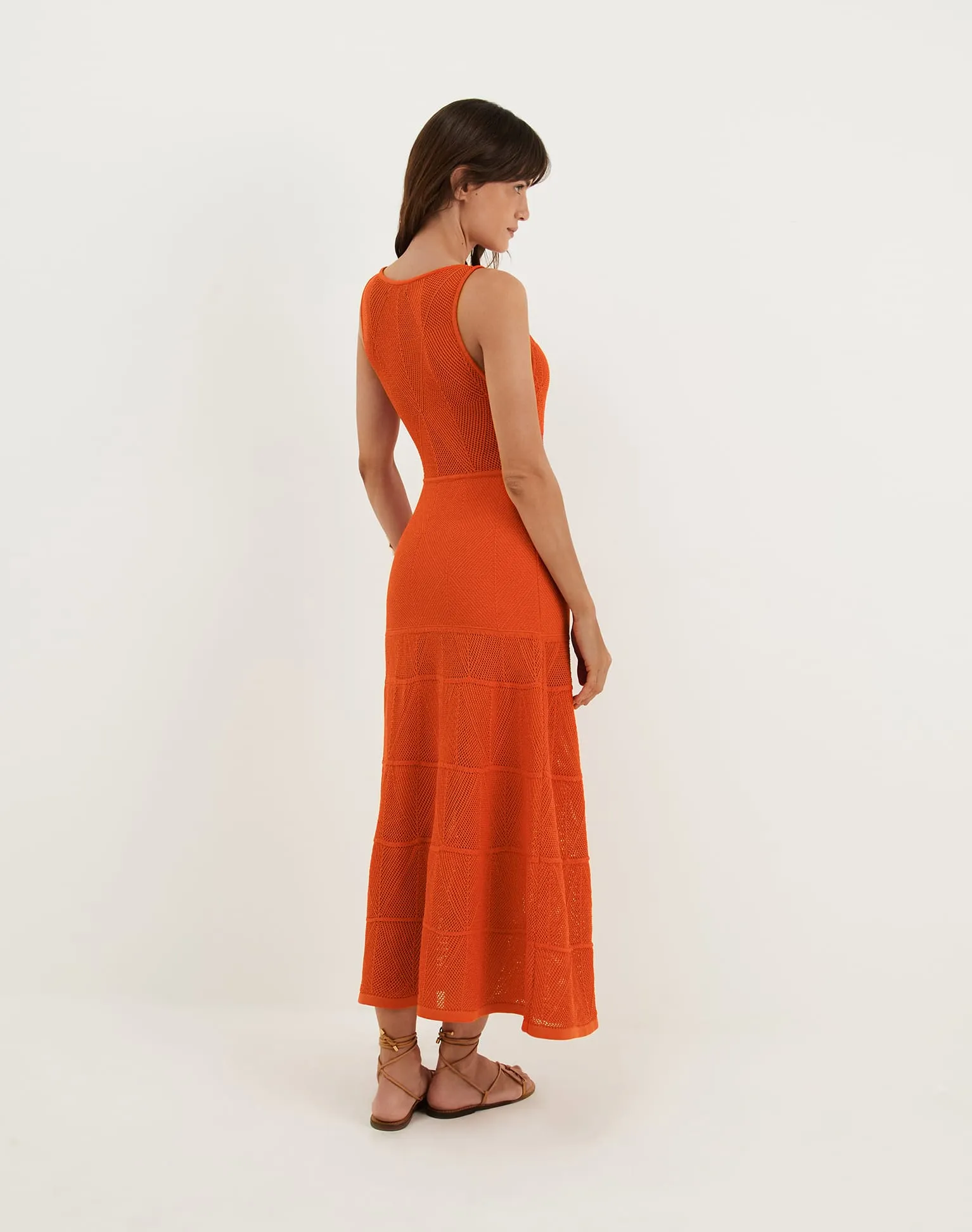 Knit Silvie Long Dress - Spritz