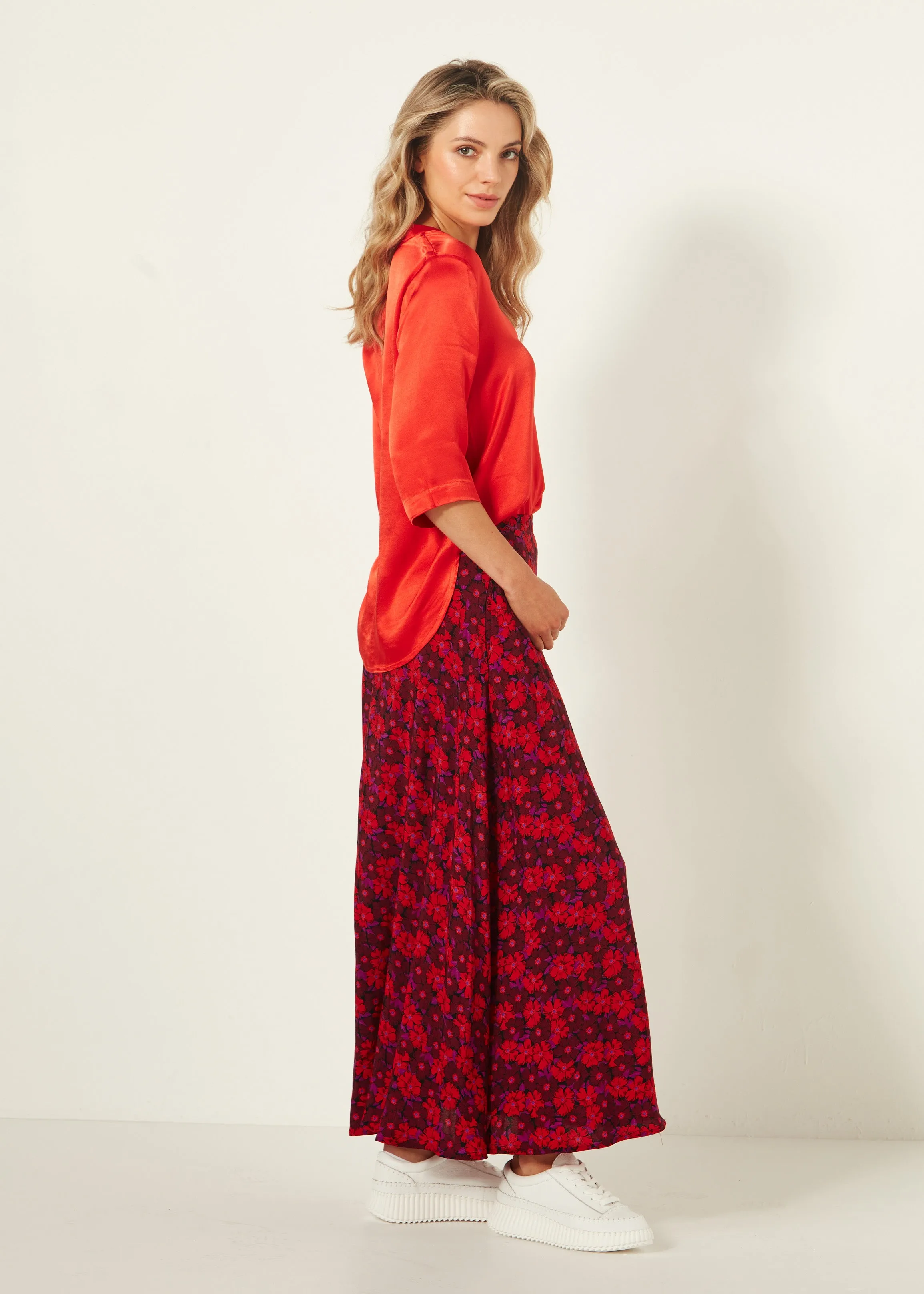 Lemon Tree - Valeria Skirt - LT965 - Floral Print =- 50%Off