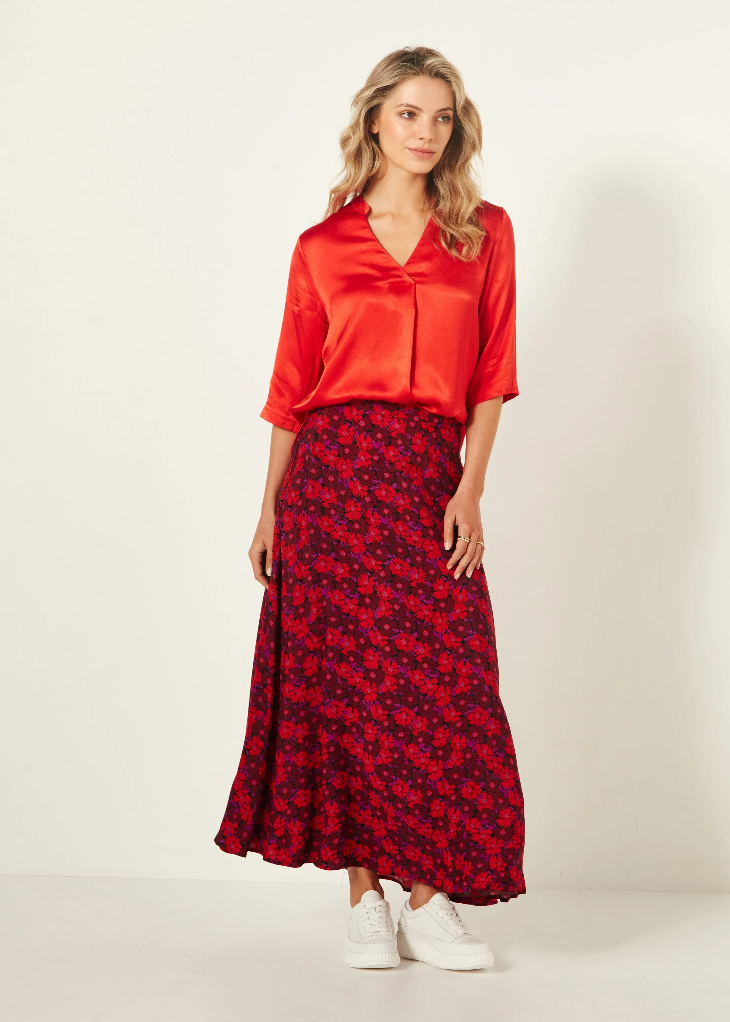 Lemon Tree - Valeria Skirt - LT965 - Floral Print =- 50%Off