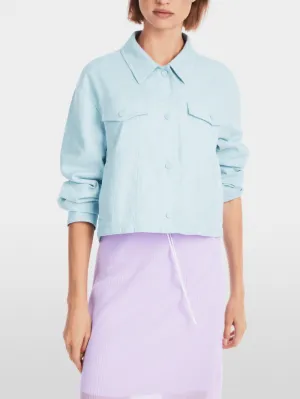 Marc Cain Sports Women's Denim Jacket In Soft Sky Blue YS 31.18 W30 Col 313