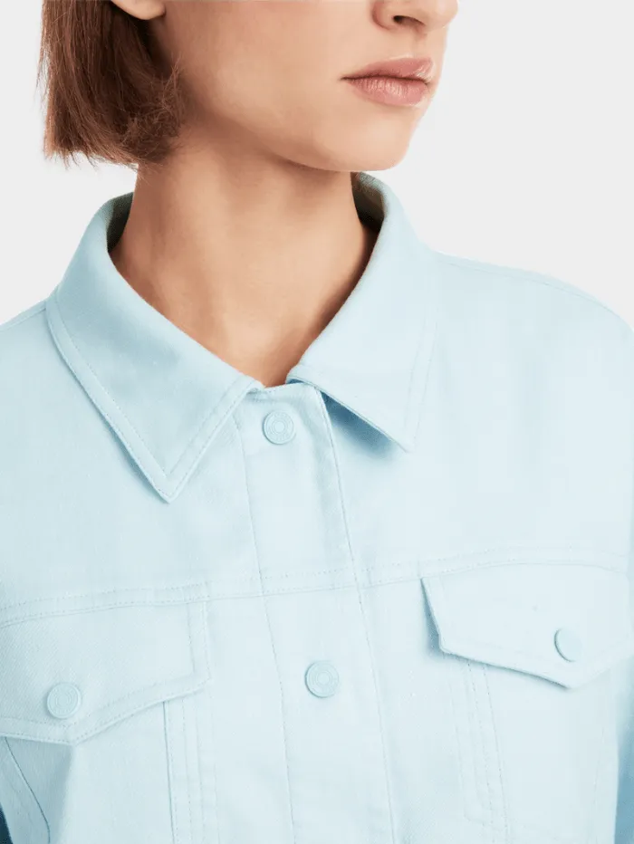Marc Cain Sports Women's Denim Jacket In Soft Sky Blue YS 31.18 W30 Col 313