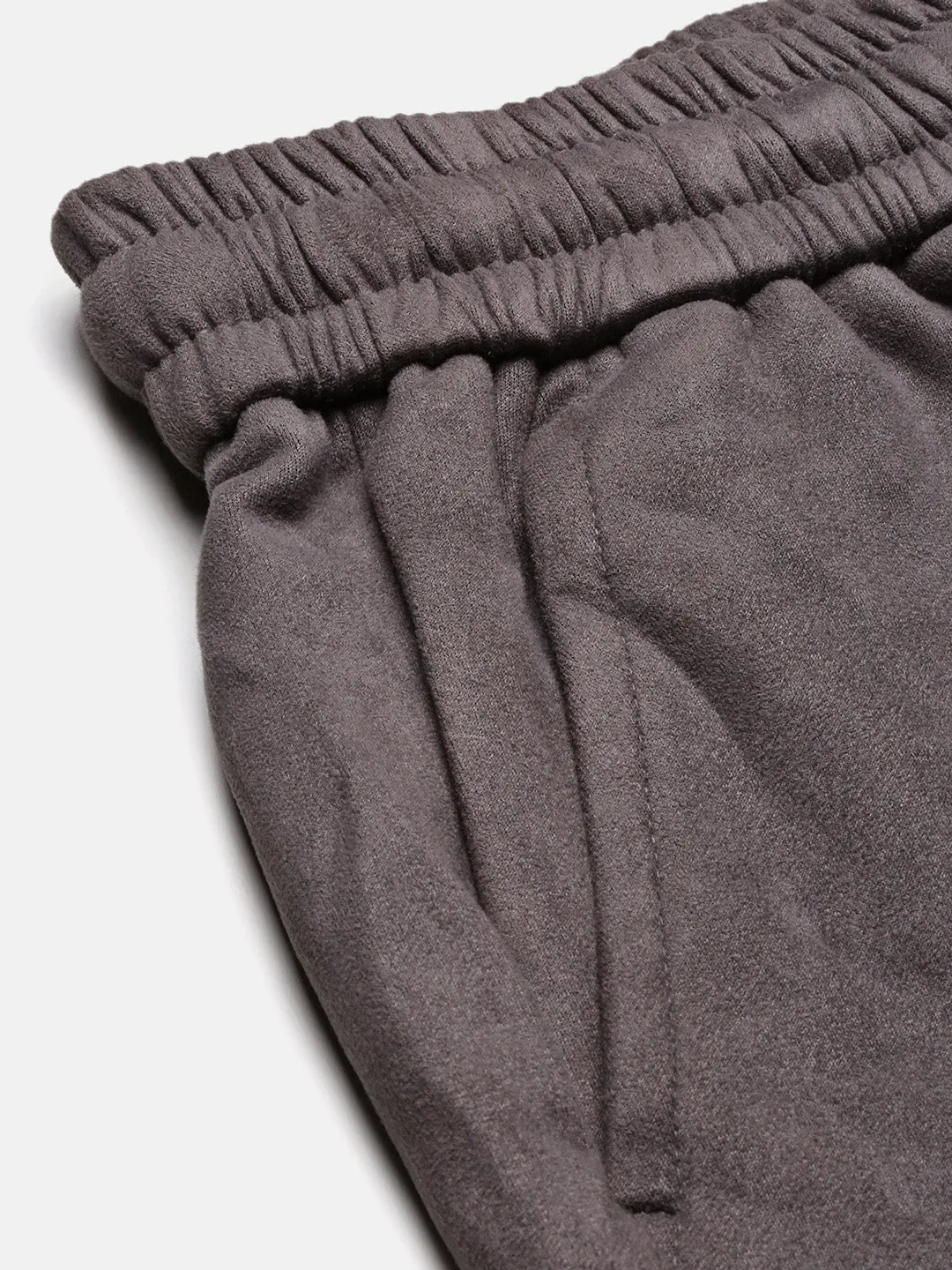 Men Grey Relaxed Fit Cotton Shorts