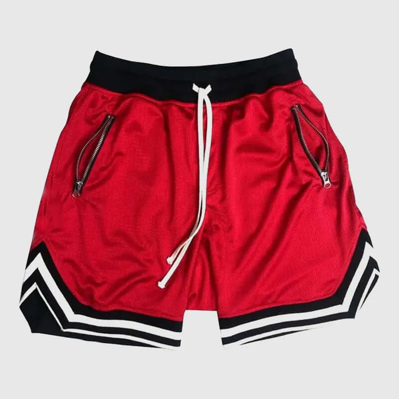 Men's Casual Beach Shorts with Elastic Waist