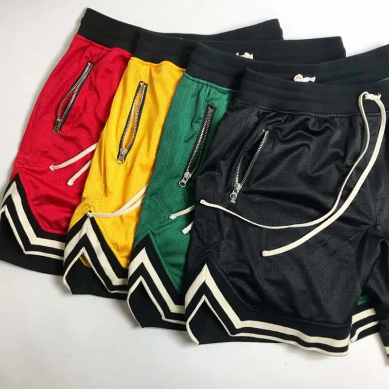 Men's Casual Beach Shorts with Elastic Waist