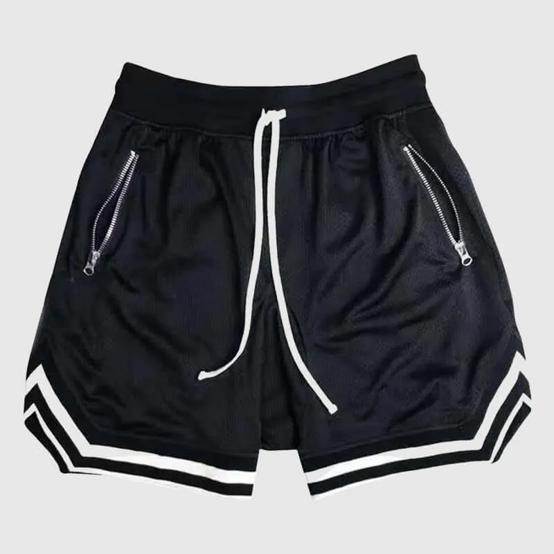 Men's Casual Beach Shorts with Elastic Waist