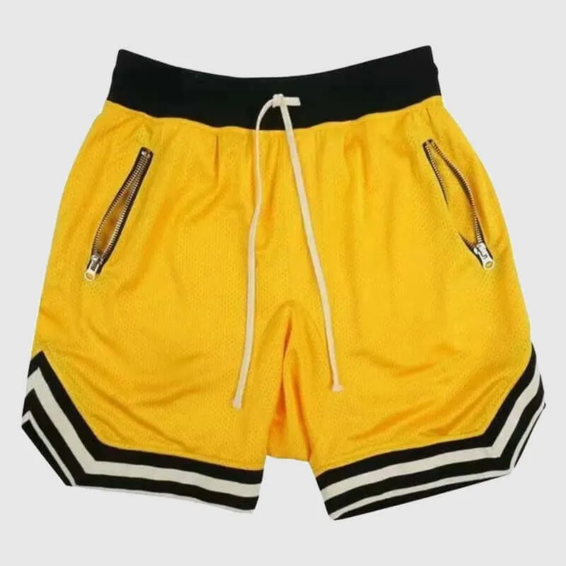 Men's Casual Beach Shorts with Elastic Waist
