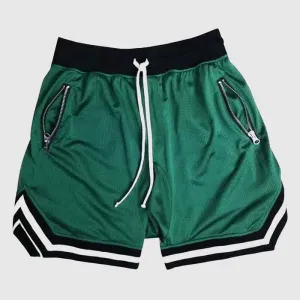 Men's Casual Beach Shorts with Elastic Waist