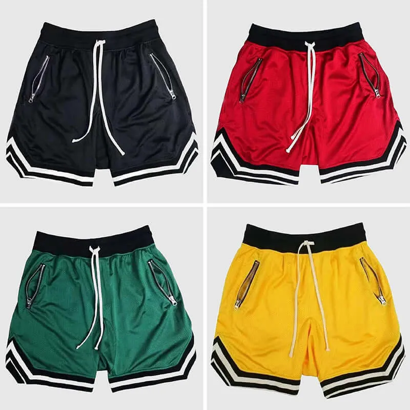 Men's Casual Beach Shorts with Elastic Waist