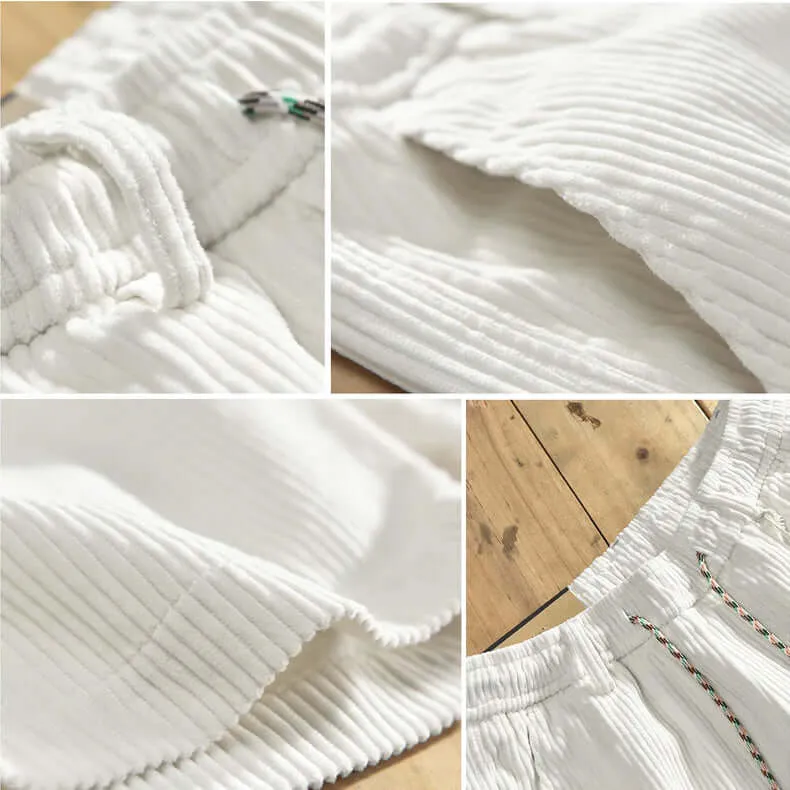 Men's Cotton Casual Drawstring Shorts