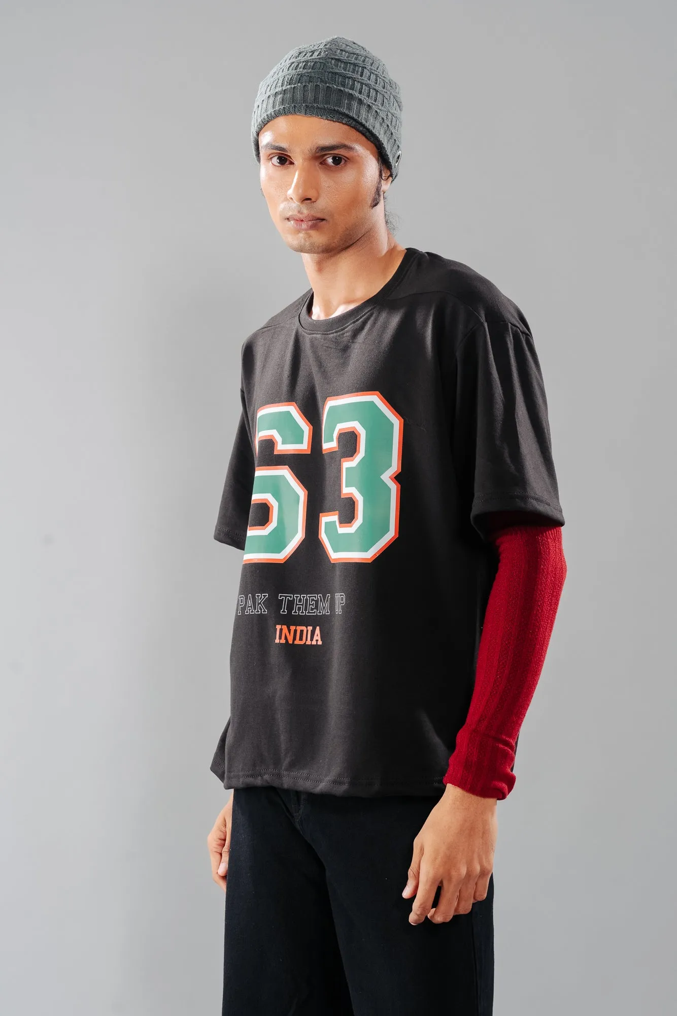 Men's Sky Black Tee