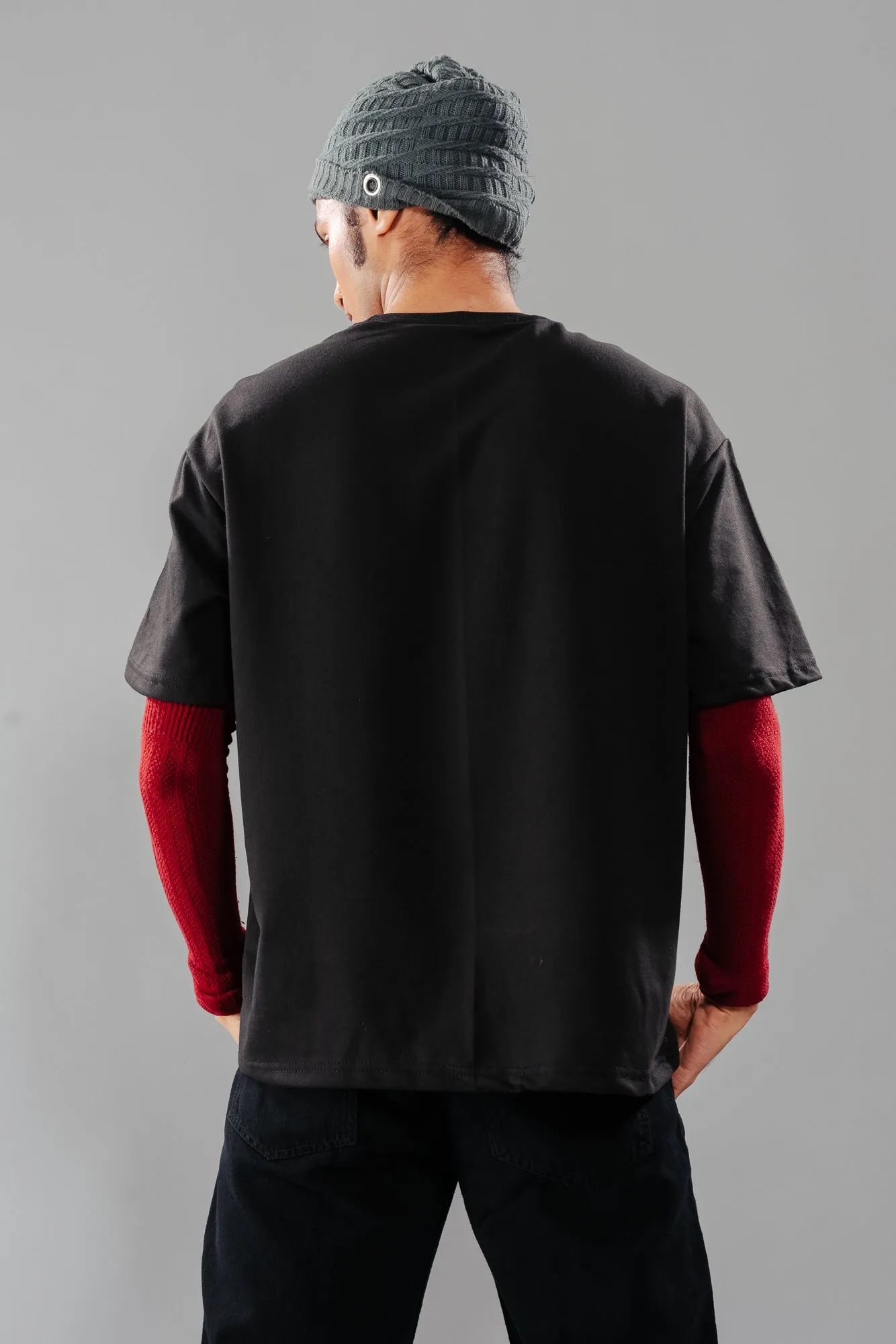Men's Sky Black Tee